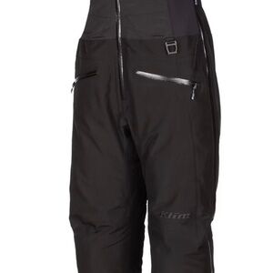 Klim Women's Black snowbibs